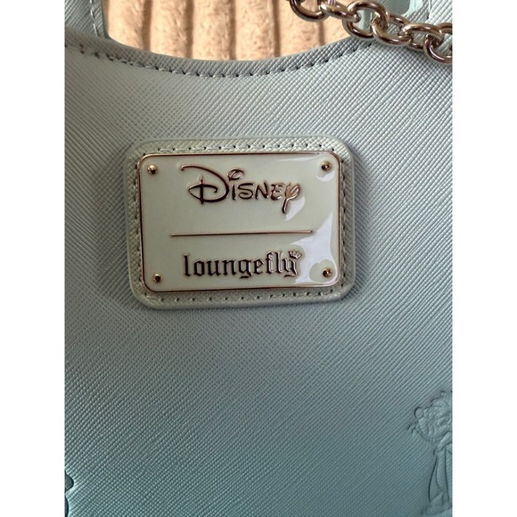 Loungefly Disney Cinderella 75th Anniversary Crossbody Bag Blue WDTB3155 NWT - Picture 3 of 5